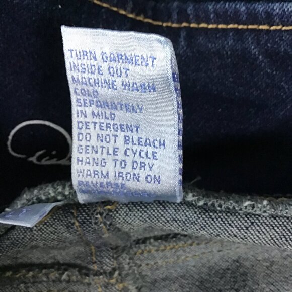 DG2 by Diane Gilman Dark Wash Comfort Waist Jeans Size Jeans LT/Large Tall - Picture 8 of 8